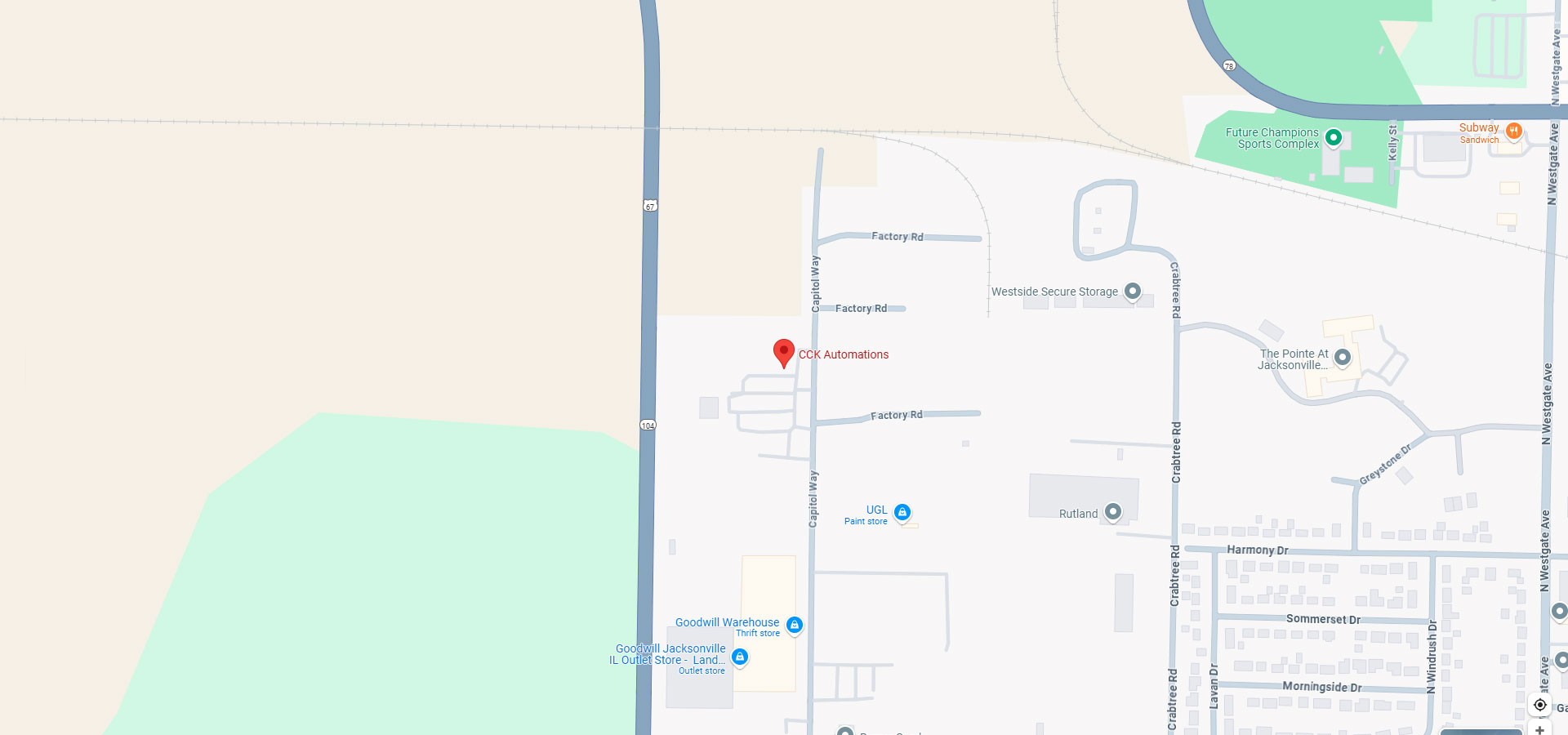 Google Map Image & Link